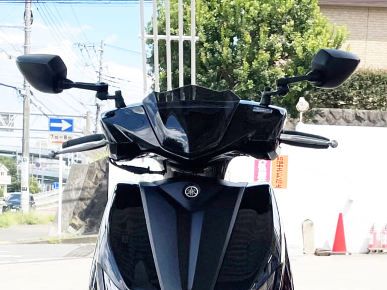 シグナスグリファス|ミラー|【新車バイク4台 モニターレポート】ヤマハ・シグナスグリファス編:その4「カスタム編」