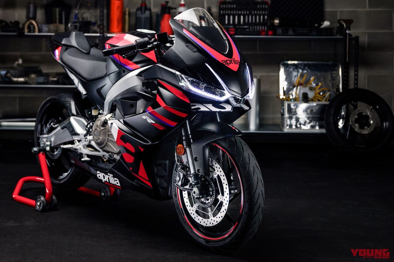|アプリリア新型「RS457」登場! 新開発2気筒エンジン、3段階のライディングモードを採用したミドルスポーツ