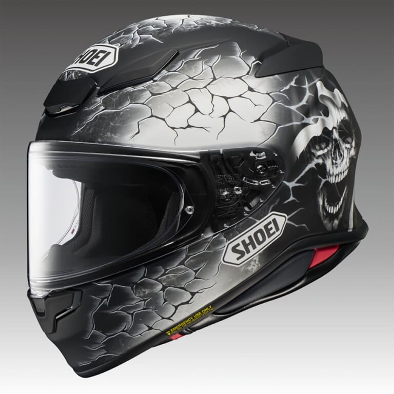 SHOEI Z-8 GLEAM|髑髏が目印のSHOEI「Z-8 GLEAM」登場! 軽量フルフェイスのニューグラフィック