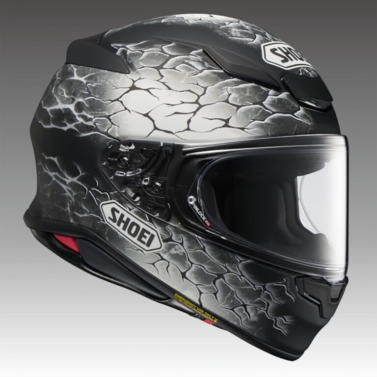 SHOEI Z-8 GLEAM|髑髏が目印のSHOEI「Z-8 GLEAM」登場! 軽量フルフェイスのニューグラフィック