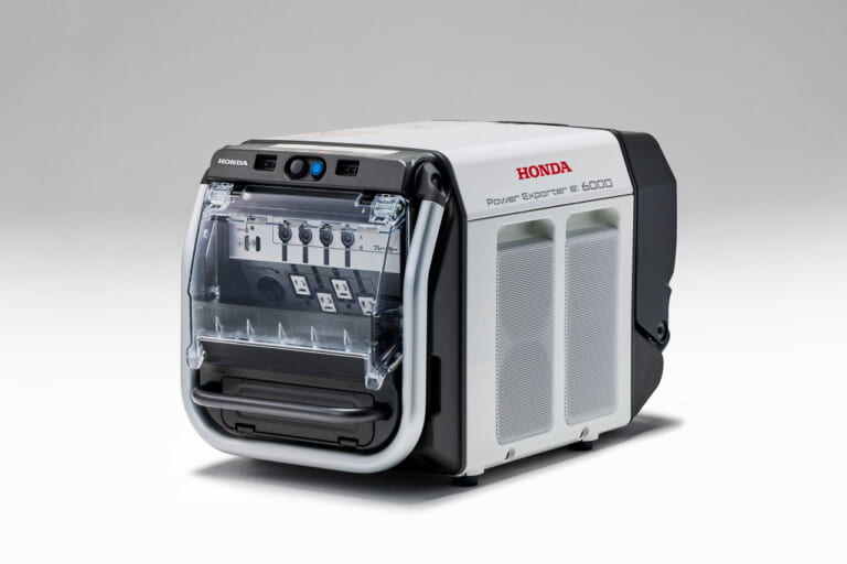 可搬型外部給電機「Power Exporter e: 6000(パワーエクスポーターイー)」|ホンダがジャパンモビリティショーの出展概要を発表! モトコンポとシティを思わせる電動モビリティも
