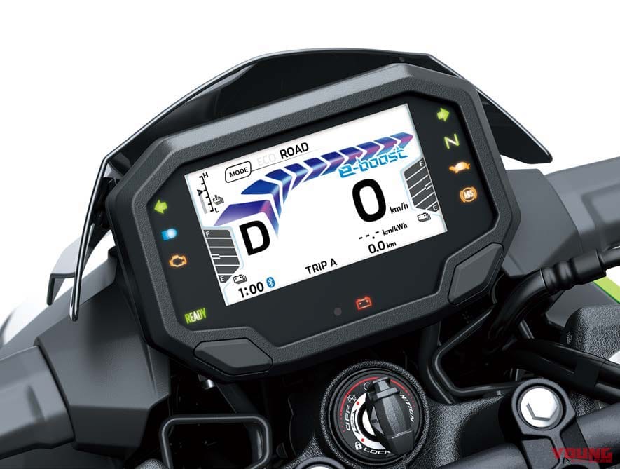 |15秒の加速強化『eブースト』付き!! カワサキが新世代ニンジャ&Z「Ninja e-1」「Z e-1」を発表【欧州】