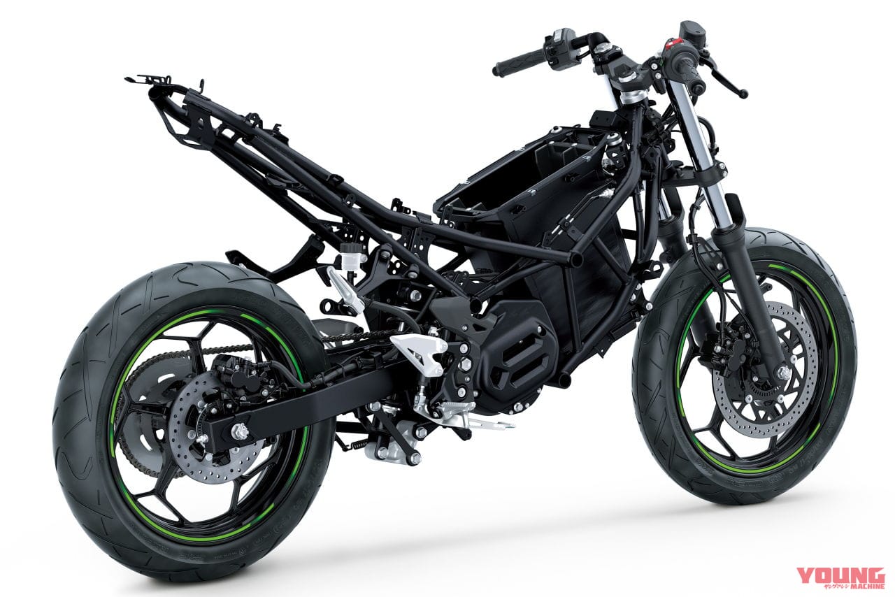 カワサキ|ニンジャ e-1|欧州仕様|2024年モデル|15秒の加速強化『eブースト』付き!! カワサキが新世代ニンジャ&Z「Ninja e-1」「Z e-1」を発表【欧州】