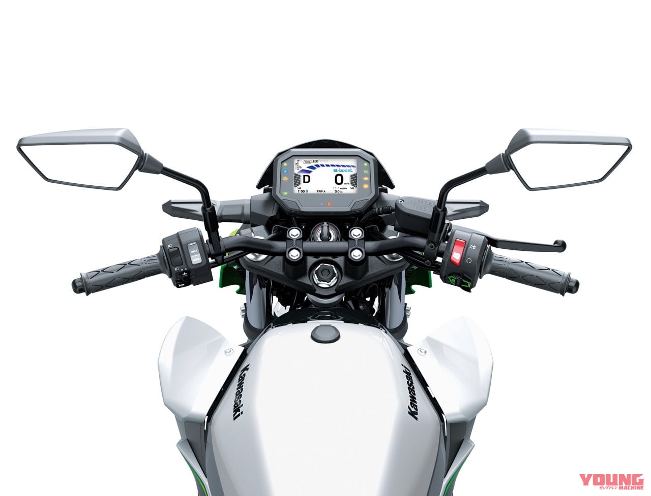 |15秒の加速強化『eブースト』付き!! カワサキが新世代ニンジャ&Z「Ninja e-1」「Z e-1」を発表【欧州】