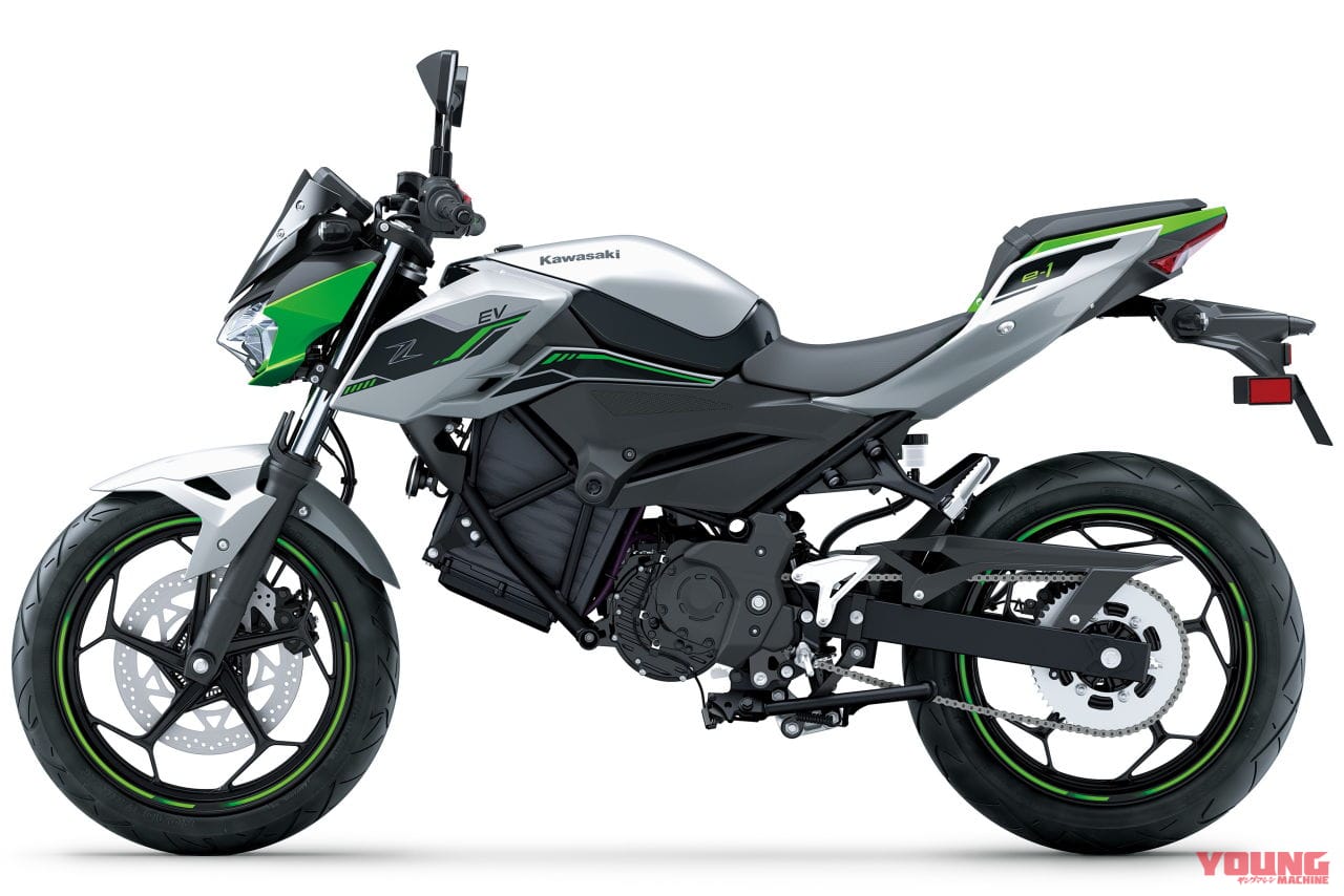 |15秒の加速強化『eブースト』付き!! カワサキが新世代ニンジャ&Z「Ninja e-1」「Z e-1」を発表【欧州】