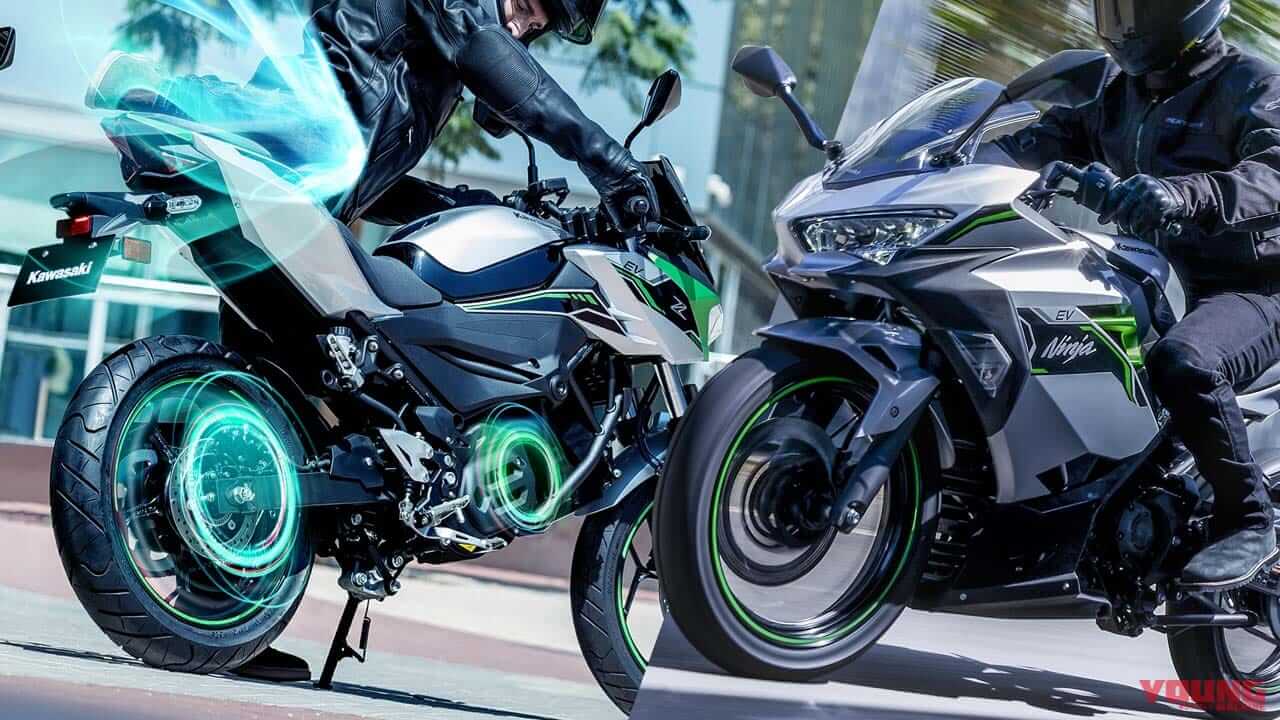 15秒の加速強化『eブースト』付き!! カワサキが新世代ニンジャ&Z「Ninja e-1」「Z e-1」を発表【欧州】