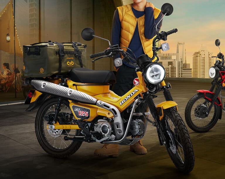 ホンダ|タイ仕様|ハンターカブ|新色イエローのハンターカブが登場! ホンダが伝説のカラーを復刻【海外】