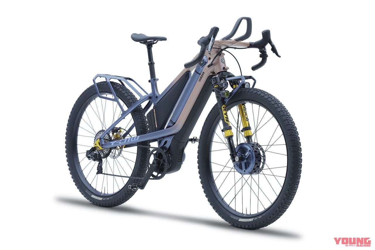 ヤマハ|Y-01W AWD|3輪駆動のTW200だと?! 電動TZ-Mにモトロイド2も!! ヤマハが「ジャパンモビリティショー2023」出展概要を発表