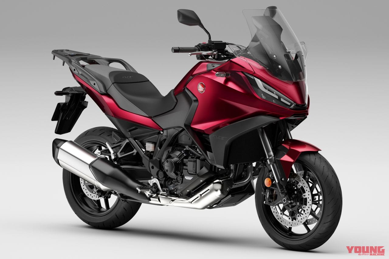 ホンダ|NT1100|2023年モデル|ホンダ「NT1100」にキャンディークロモスフィアレッド登場! 従来のグレーと合わせて全2色に