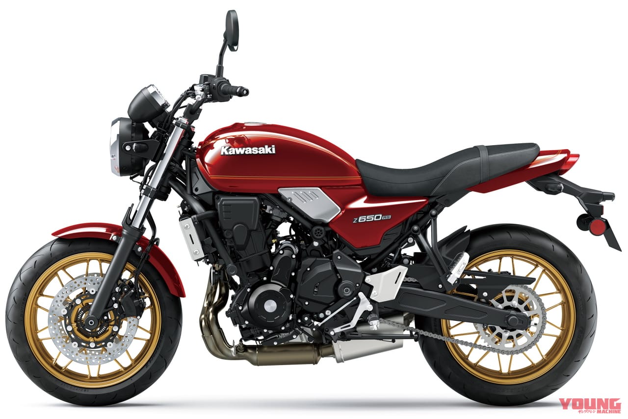 カワサキ|Z650RS|2024年モデル|カワサキ「Z650RS」2024年のニューカラー キャンディレッドとブラック×グレーが登場! トラコン新搭載で発売は11月1日