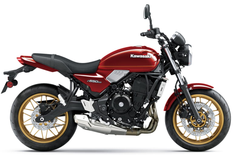 カワサキ|Z650RS|2024年モデル|カワサキ「Z650RS」2024年のニューカラー キャンディレッドとブラック×グレーが登場! トラコン新搭載で発売は11月1日