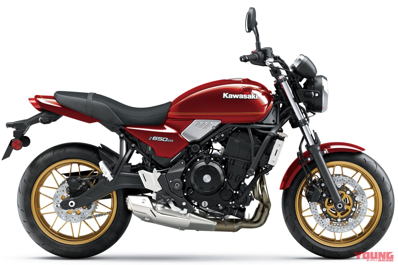 カワサキ|Z650RS|2024年モデル|カワサキ「Z650RS」2024年のニューカラー キャンディレッドとブラック×グレーが登場! トラコン新搭載で発売は11月1日