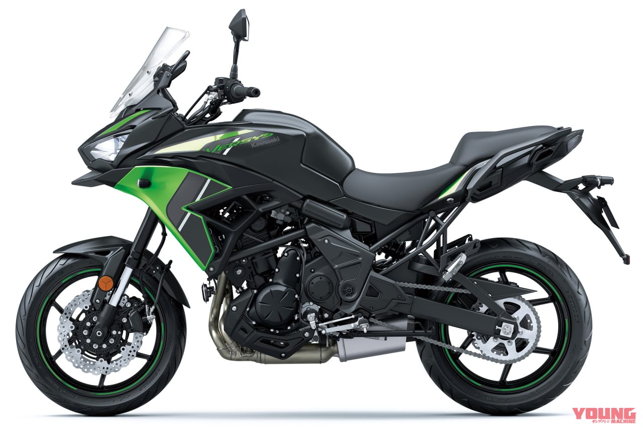 カワサキ|ヴェルシス650|2024年モデル|カワサキ新型「ヴェルシス650」が待望の発売決定! 可動ウインドシールドやトラコン、スマホ接続も装備するミドルツアラー