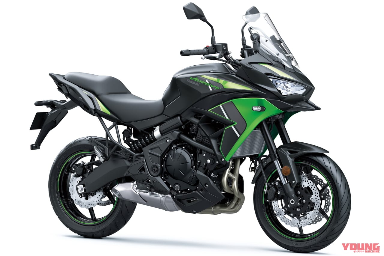 カワサキ|ヴェルシス650|2024年モデル|カワサキ新型「ヴェルシス650」が待望の発売決定! 可動ウインドシールドやトラコン、スマホ接続も装備するミドルツアラー