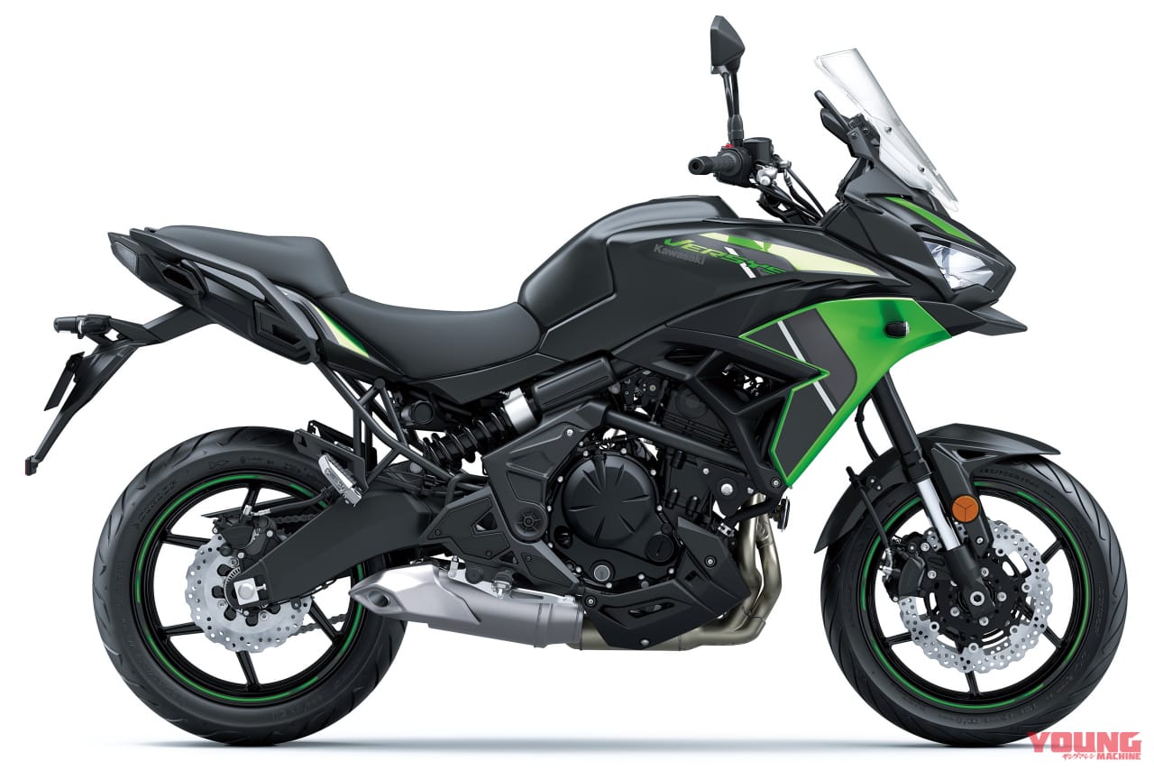 カワサキ|ヴェルシス650|2024年モデル|カワサキ新型「ヴェルシス650」が待望の発売決定! 可動ウインドシールドやトラコン、スマホ接続も装備するミドルツアラー