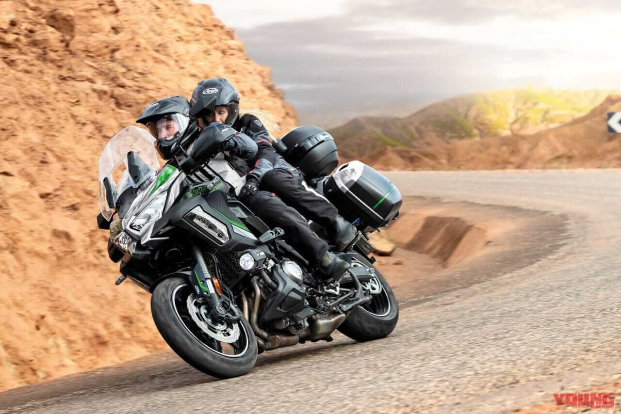 |カワサキ「ヴェルシス1000SE」の2024年モデルが登場! 4気筒&17インチ、電子制御サスペンション装備