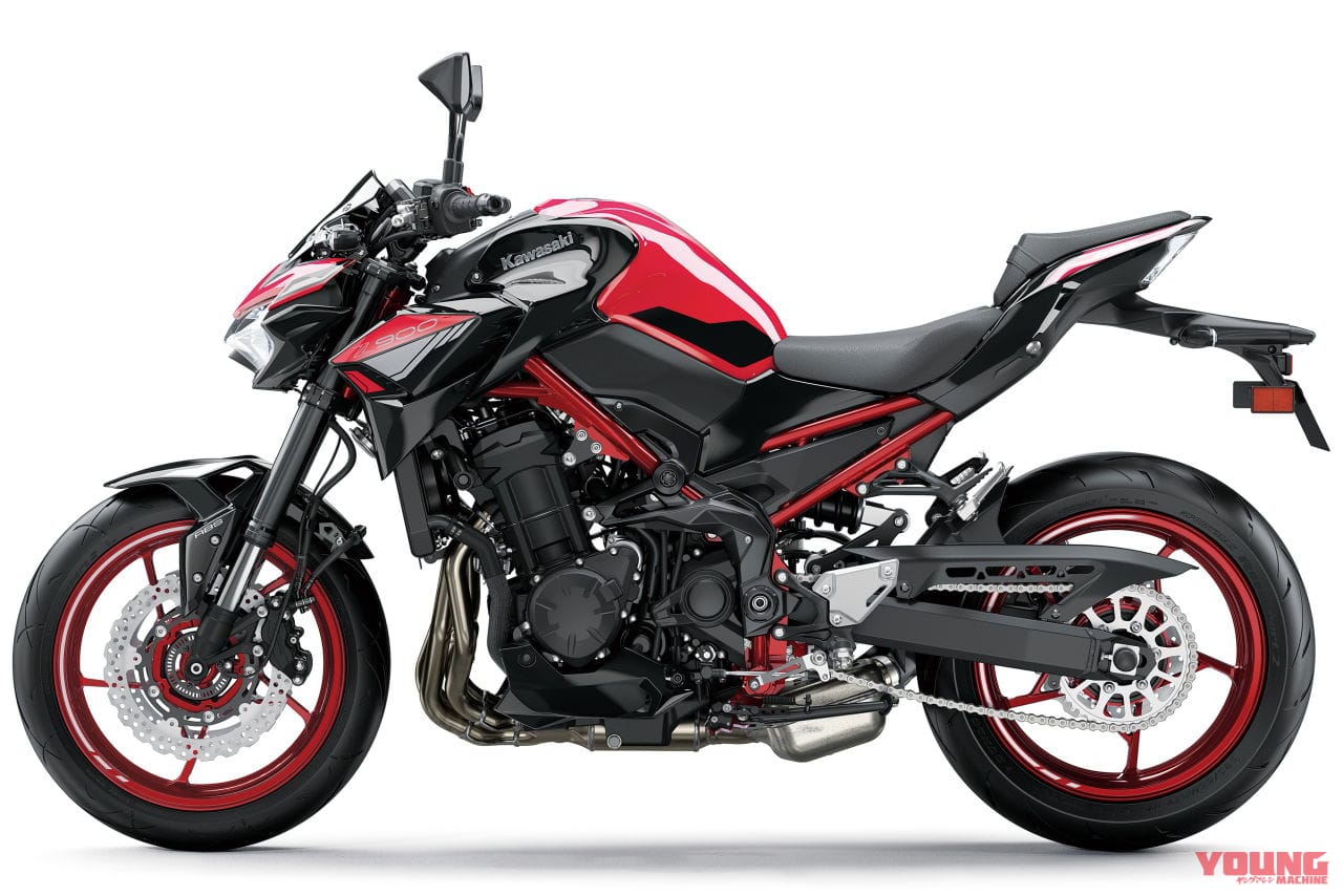 カワサキ|Z900|2024年モデル|2024年のカワサキは赤が推し! スーパーネイキッド「Z900」にニューカラー登場