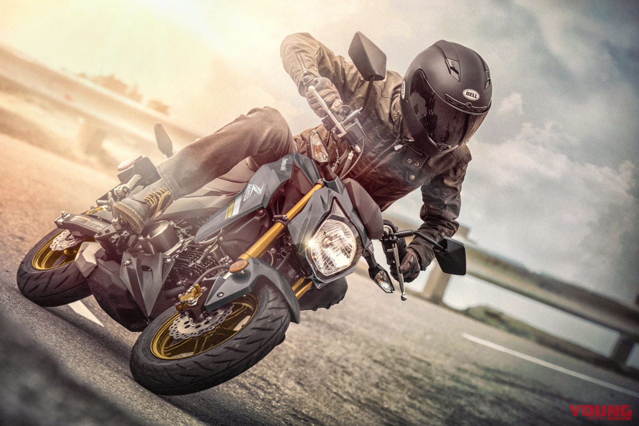 |ゴールドの脚をゲット! カワサキ「Z125プロ」登場、オールニューカラーの3色展開でホイールの塗り分けも完璧ィ!!【北米】