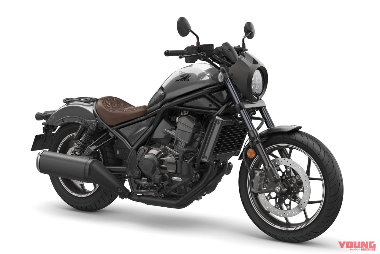 |車体色を全刷新! ホンダ「レブル1100」とツーリングバージョン「レブル1100T」にブルー、グレーほか登場【欧州】