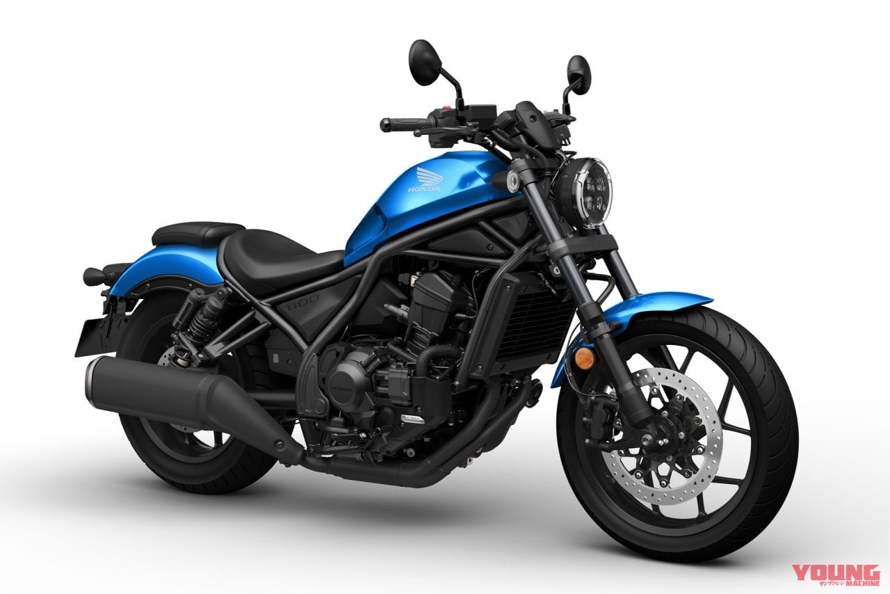 |車体色を全刷新! ホンダ「レブル1100」とツーリングバージョン「レブル1100T」にブルー、グレーほか登場【欧州】