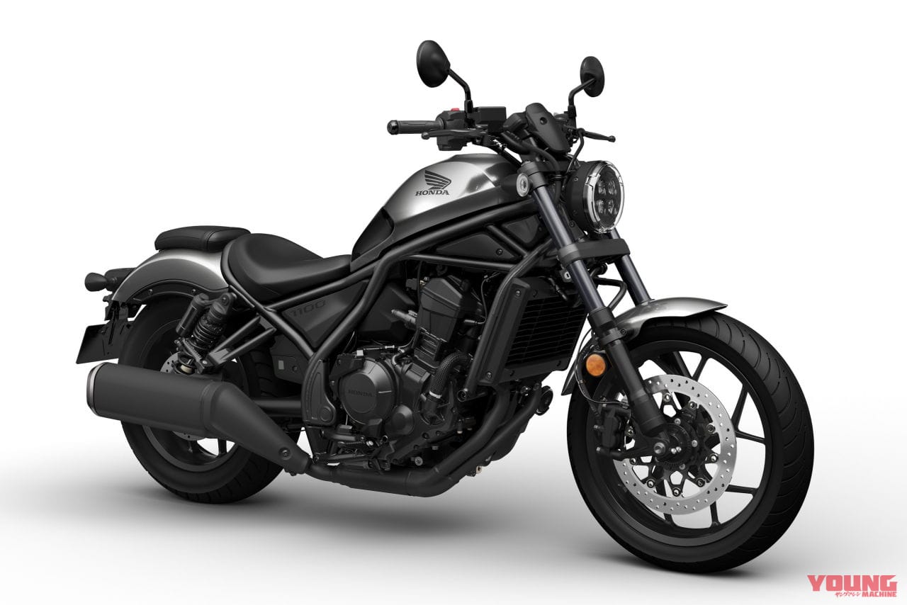 |車体色を全刷新! ホンダ「レブル1100」とツーリングバージョン「レブル1100T」にブルー、グレーほか登場【欧州】