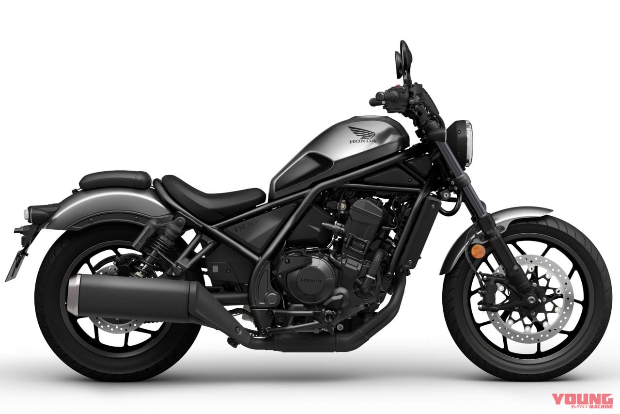 |車体色を全刷新! ホンダ「レブル1100」とツーリングバージョン「レブル1100T」にブルー、グレーほか登場【欧州】