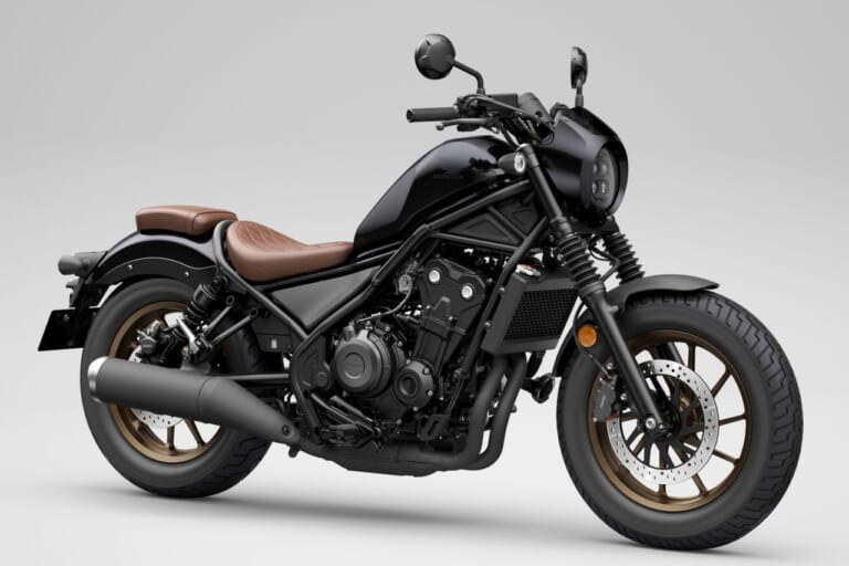 ホンダ|レブル500|欧州仕様|2024年モデル|Sエディションはブロンズホイールにブラックボディ! ホンダが欧州で「レブル500」のニューカラーを発表