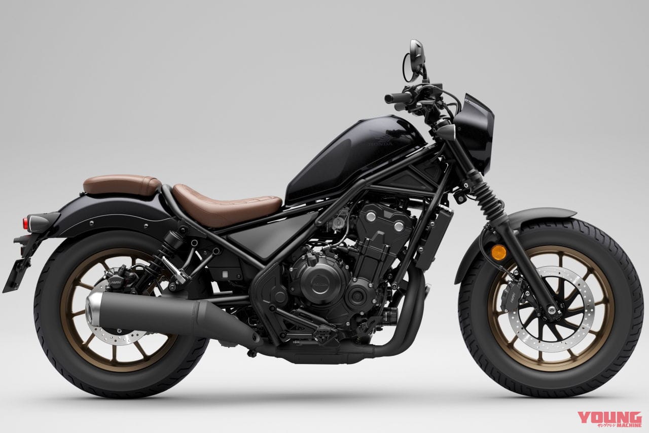|Sエディションはブロンズホイールにブラックボディ! ホンダが欧州で「レブル500」のニューカラーを発表