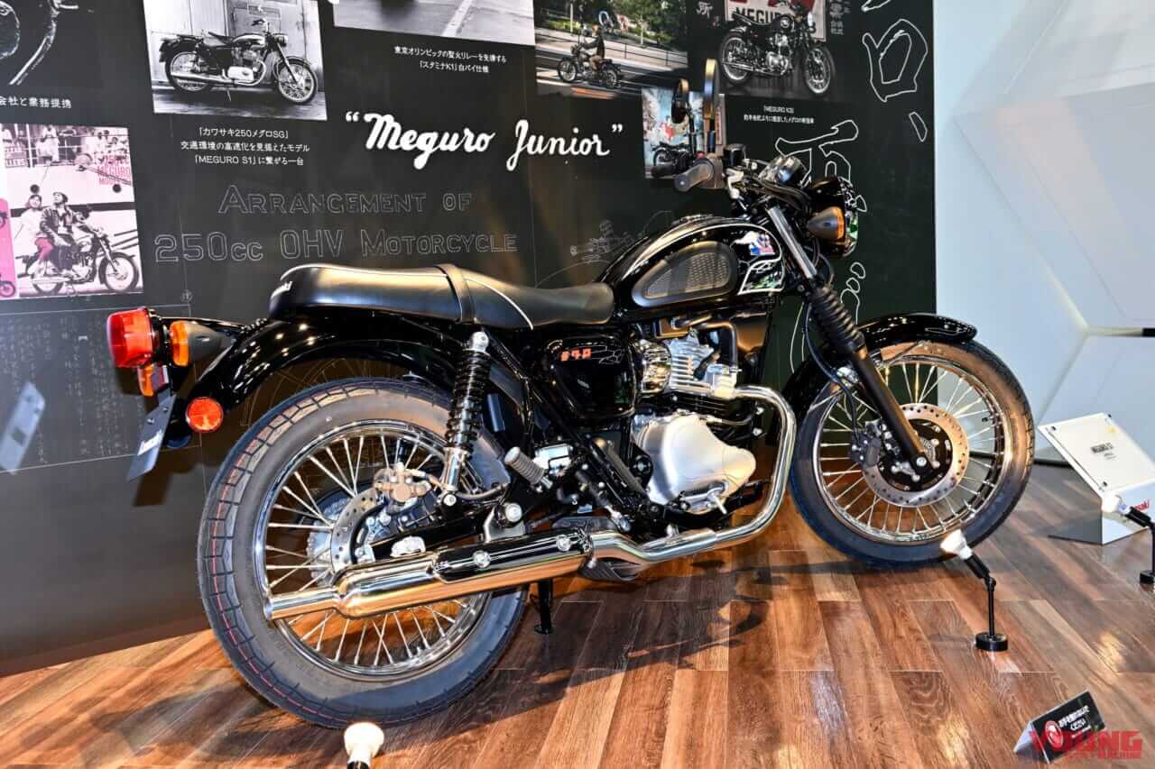 カワサキ MEGURO S1|エンジンはKLX230と同じようで別モノ!! カワサキ「メグロS1」「W230」のことをガッツリ聞いてきた!