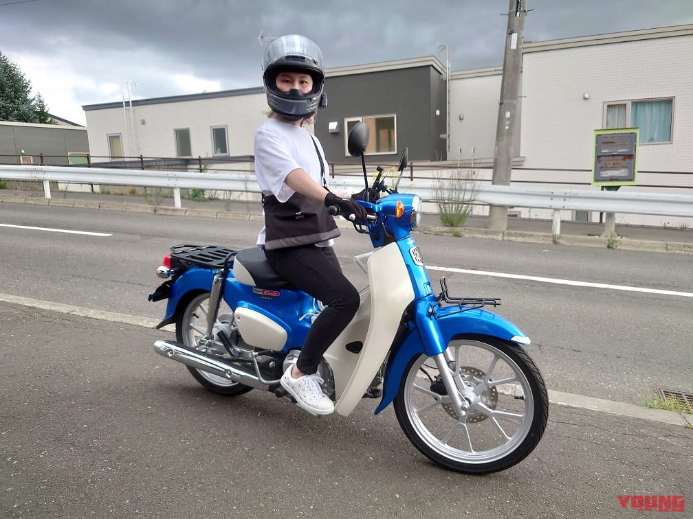 |スーパーカブに奥様大喜び! いまでは一人でキャンプツーリングも【ホンダ スーパーカブ110モニターレポート 慣らし運転完了編】