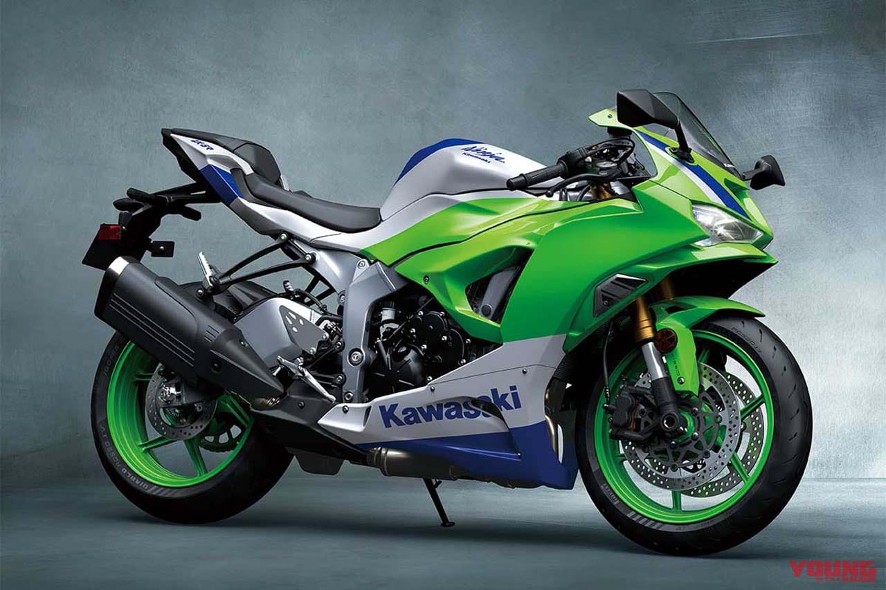 40周年記念エディションは「ニンジャZX-6R」にも! インドネシアで発表、ZX-4RR/ZX-10Rと揃い踏み