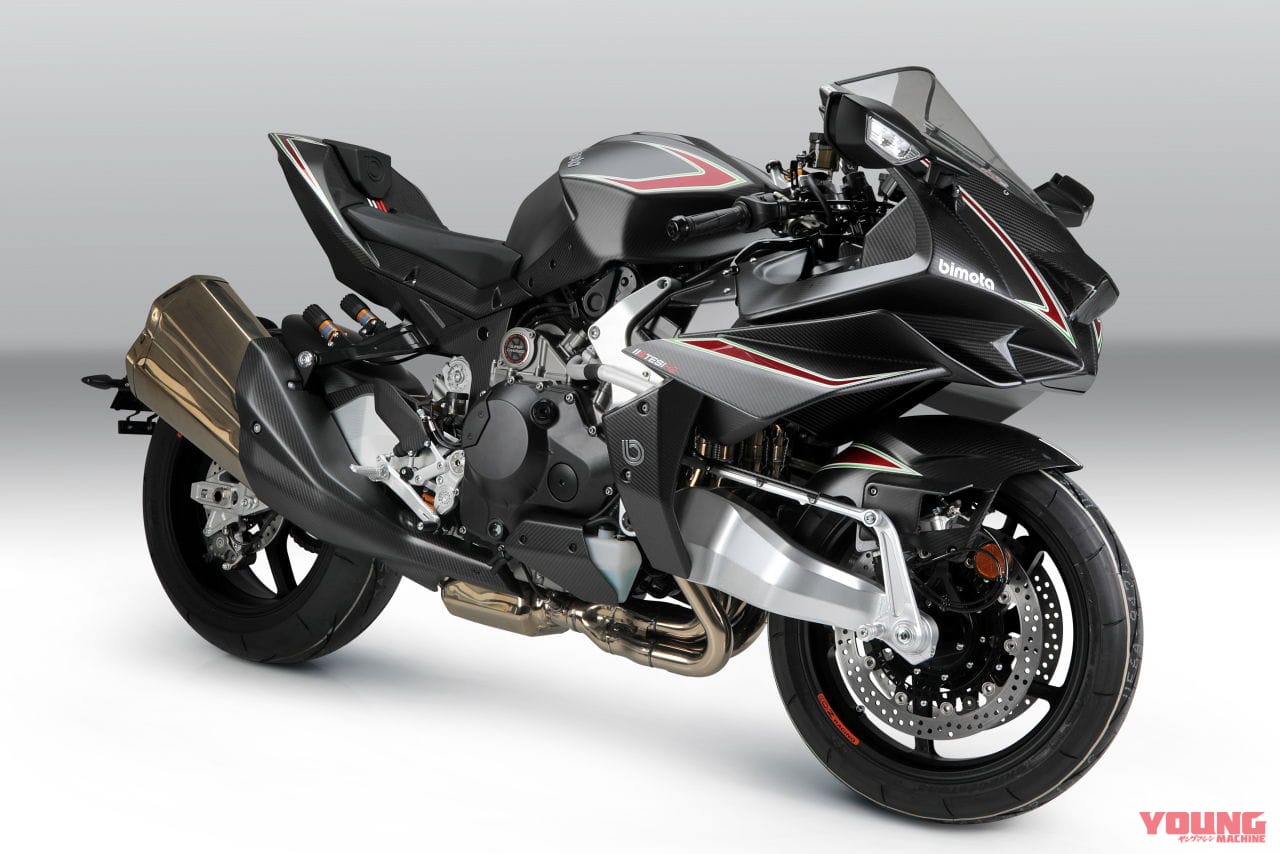 ビモータ|テージH2|【JMS2023】カワサキはモーターサイクル用水素エンジンのほか充実の展示ラインナップ