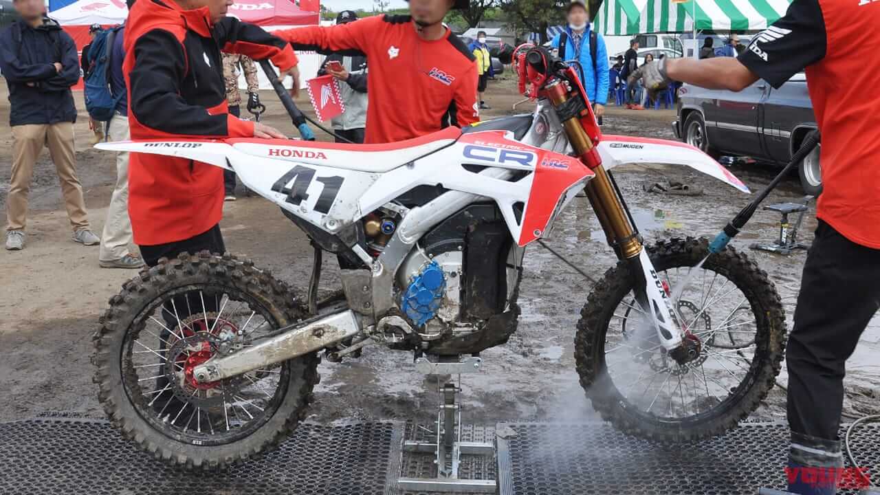 速さは見せたぞ!ホンダ初の電動レーサー・CRエレクトリック プロトが全日本モトクロスにスポット参戦