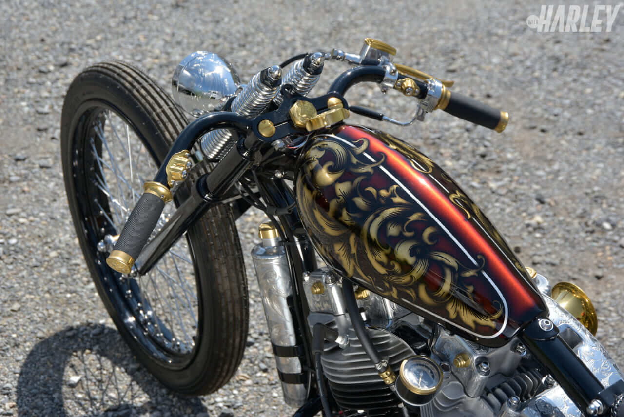 写真] Endo_1969GooseNeckBobber_03 │ [ハーレーカスタム]ショベル