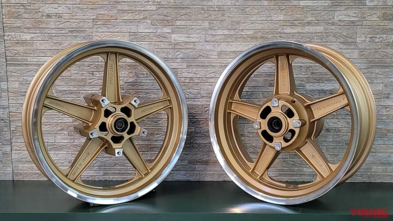 ハヤシレーシング|カワサキZ900RS用|ストリートサイクルホイール|伝説の“ハヤシ”ホイールがZ900RSに!! 当時のデザインのままボルトオン可能な「ストリートサイクルホイール」登場