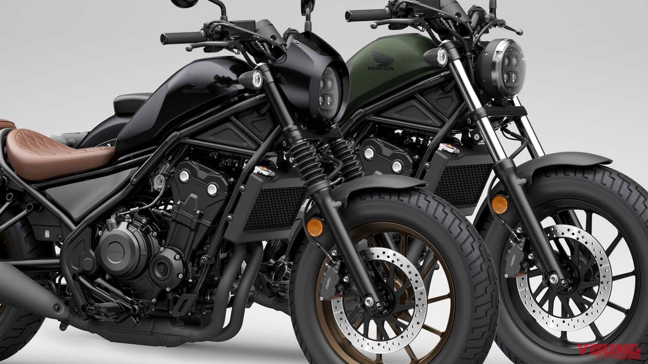 Sエディションはブロンズホイールにブラックボディ! ホンダが欧州で「レブル500」のニューカラーを発表