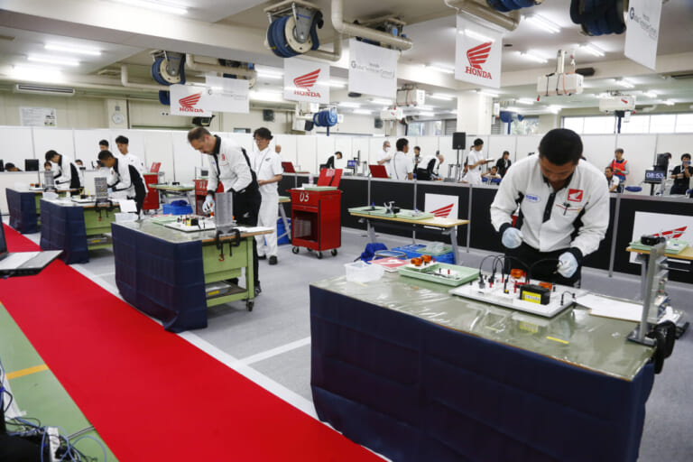 ホンダグローバルモーターサイクルテクニシャンコンテスト|世界一のホンダ二輪メカニックを決めろ!「ホンダ グローバル モーターサイクル テクニシャン コンテスト2023」開催