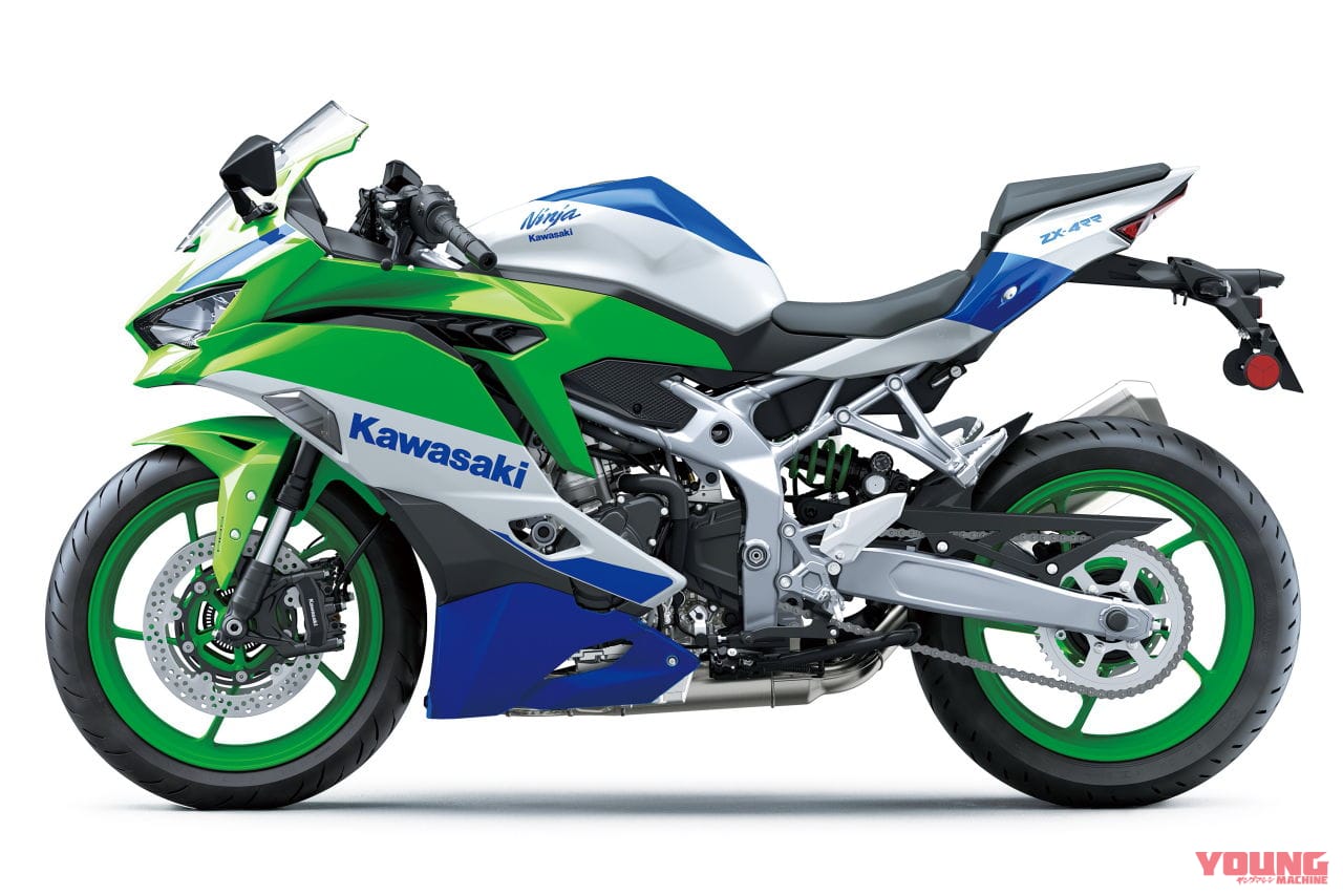カワサキ|ニンジャZX-4RR 40周年記念エディション|【速報】Ninjaの40周年記念!! 「ニンジャZX-10R」と「ニンジャZX-4RR」に40thアニバーサリーエディション登場!