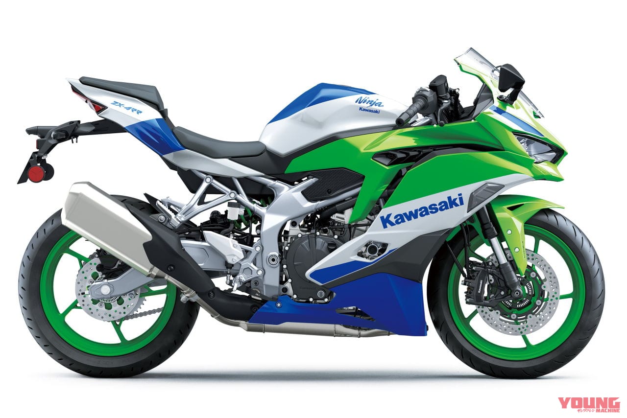 カワサキ|ニンジャZX-4RR 40周年記念エディション|【速報】Ninjaの40周年記念!! 「ニンジャZX-10R」と「ニンジャZX-4RR」に40thアニバーサリーエディション登場!
