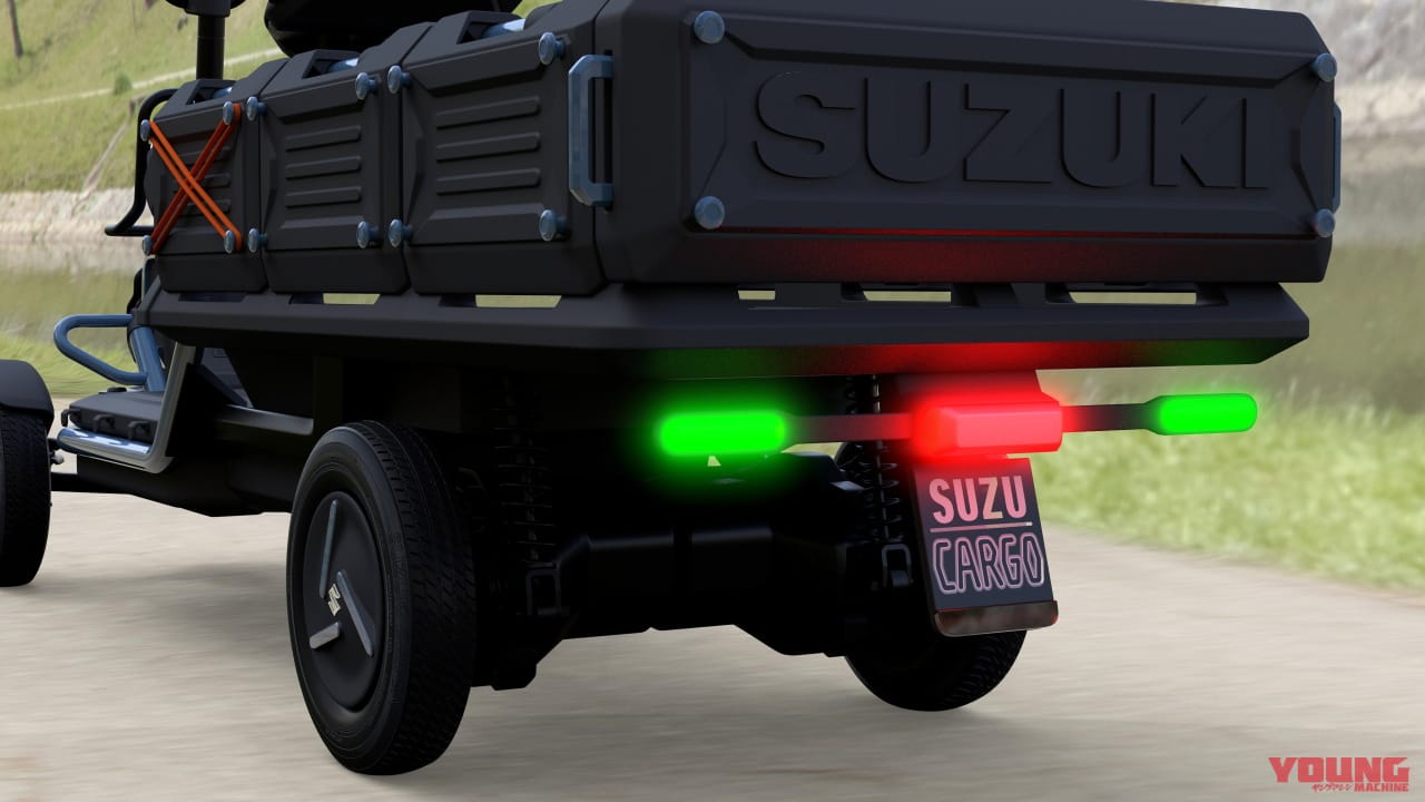 写真] SUZU-CARGO_10_Rear-Lights │ スズキが4輪の特定原付