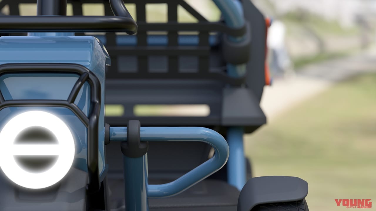 SUZU-CARGO|スズキが4輪の特定原付「スズライド」「スズカーゴ」を発表! 20km/hで走るクールなセニアカー?!【JMS2023】