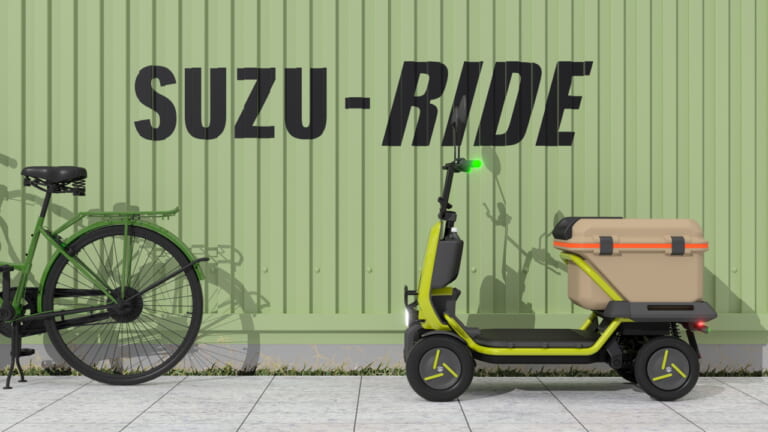 SUZU-RIDE|20km/hで走るクールなセニアカー?! スズキの4輪特定原付「スズライド」「スズカーゴ」って知ってる?