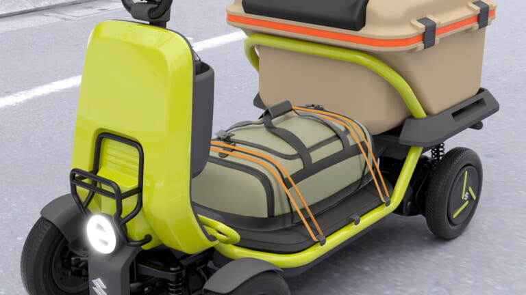SUZU-RIDE|20km/hで走るクールなセニアカー?! スズキの4輪特定原付「スズライド」「スズカーゴ」って知ってる?