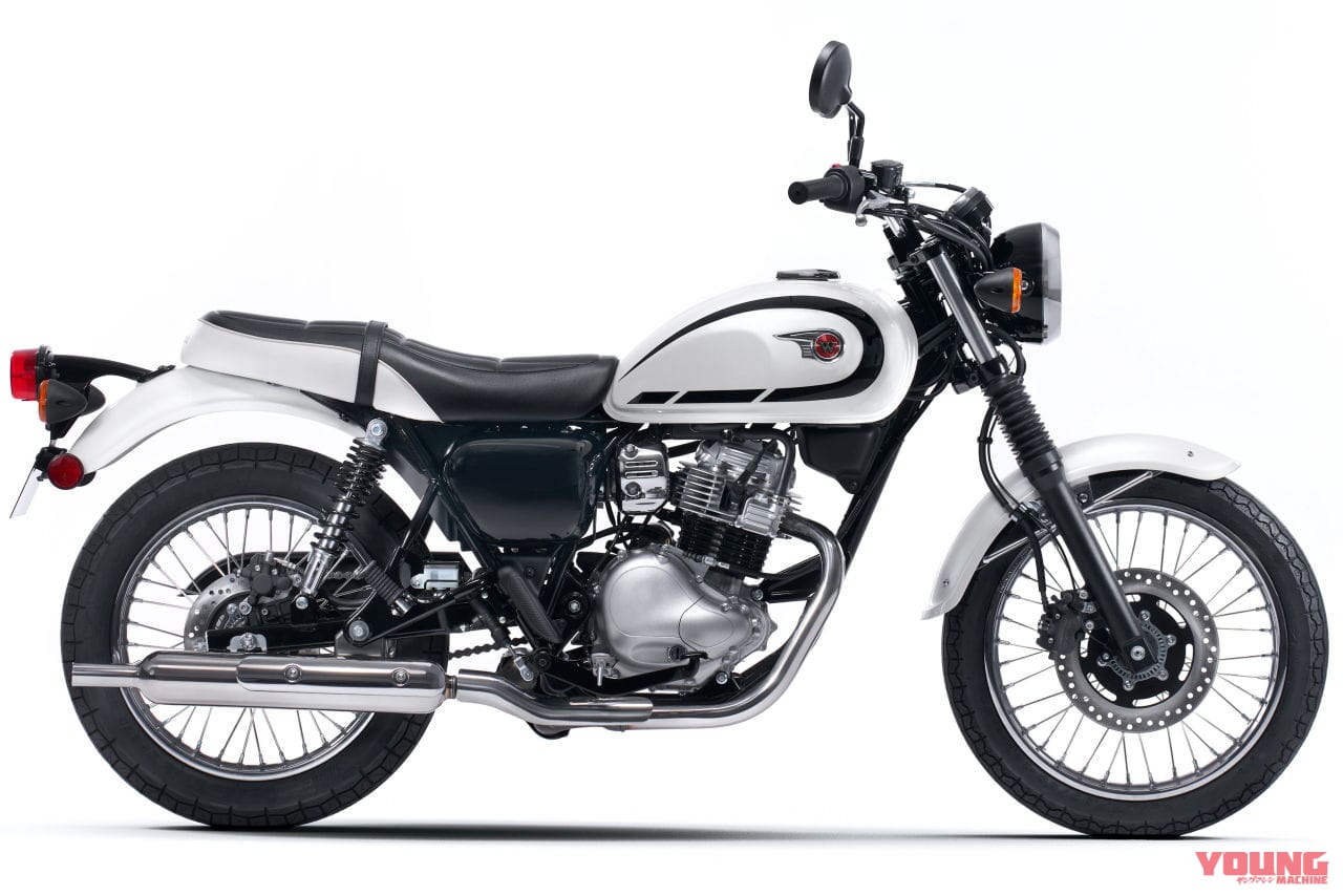 カワサキ|W230|【速報】メグロS1参上!! さらにW230も! カワサキがJMS2023で世界初公開