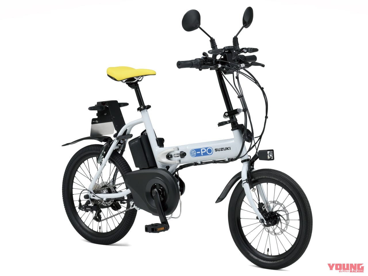スズキ|イーポ|違法電チャリとは違うのだよ! スズキが原付一種の電動モペッド「e-PO」の公道走行調査を開始、製品化は近い?