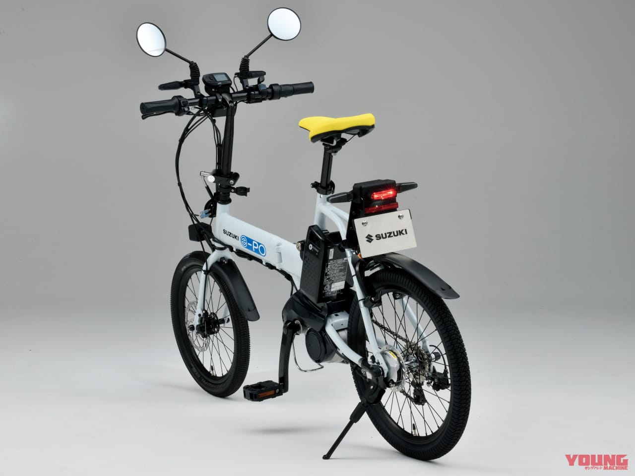 スズキ|イーポ|違法電チャリとは違うのだよ! スズキが原付一種の電動モペッド「e-PO」の公道走行調査を開始、製品化は近い?