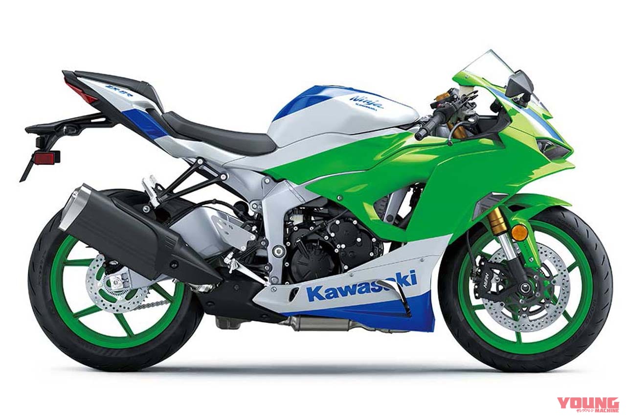 |40周年記念エディションは「ニンジャZX-6R」にも! インドネシアで発表、ZX-4RR/ZX-10Rと揃い踏み