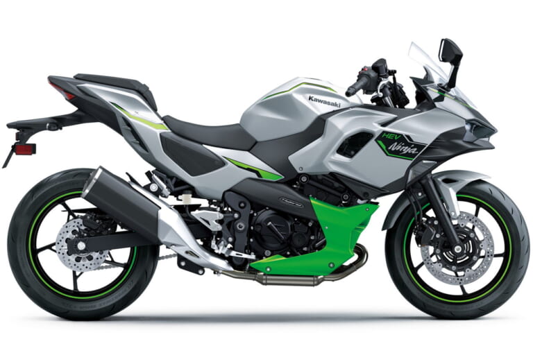 カワサキ|ニンジャ7ハイブリッド|欧州仕様|2024年モデル|カワサキ「ニンジャ7 ハイブリッド」爆誕!! モーターサイクル初のストロングハイブリッドを採用、エンジンは451ccツインだ!