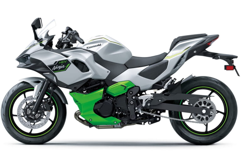 カワサキ|ニンジャ7ハイブリッド|欧州仕様|2024年モデル|カワサキ「ニンジャ7 ハイブリッド」爆誕!! モーターサイクル初のストロングハイブリッドを採用、エンジンは451ccツインだ!
