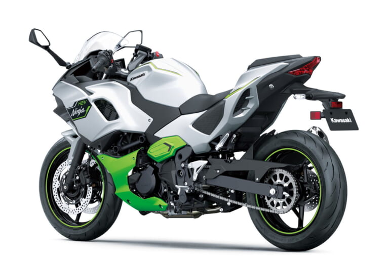 カワサキ|ニンジャ7ハイブリッド|欧州仕様|2024年モデル|カワサキ「ニンジャ7 ハイブリッド」爆誕!! モーターサイクル初のストロングハイブリッドを採用、エンジンは451ccツインだ!